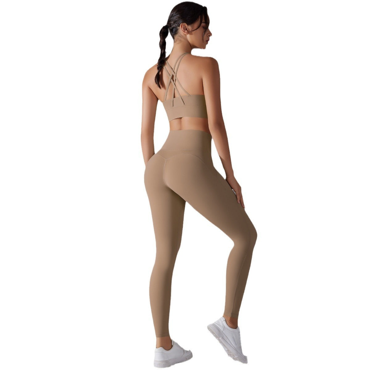 Women Suit Fitness Pants Two-piece Set