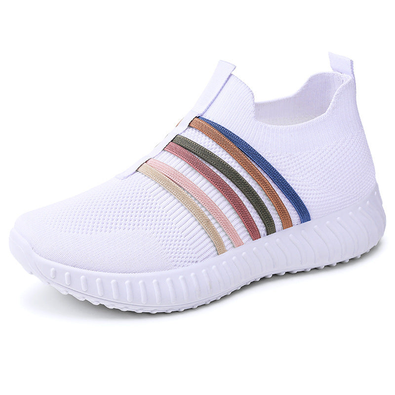 Women's Mesh Surface Plus Size Soft Bottom Pumps
