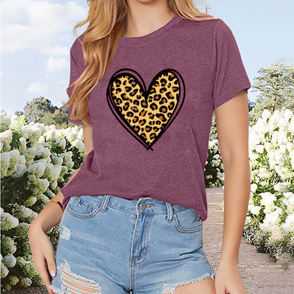 Women's Round Neck Short Sleeve T-Shirt