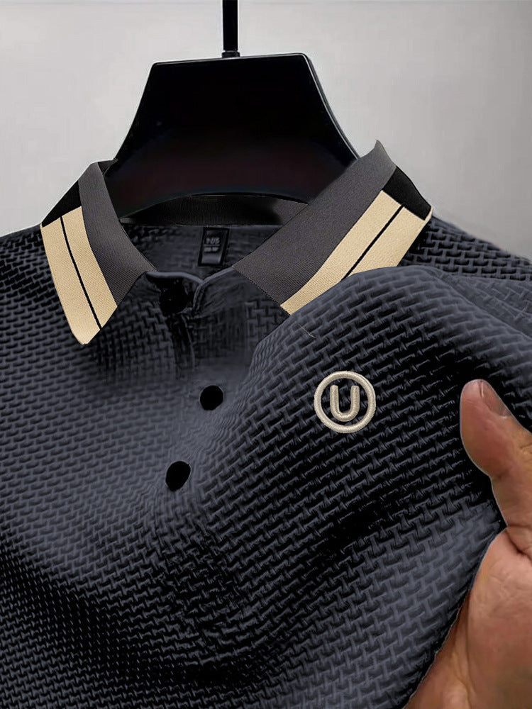 Men's High-end Mesh Ice Silk T-Shirt
