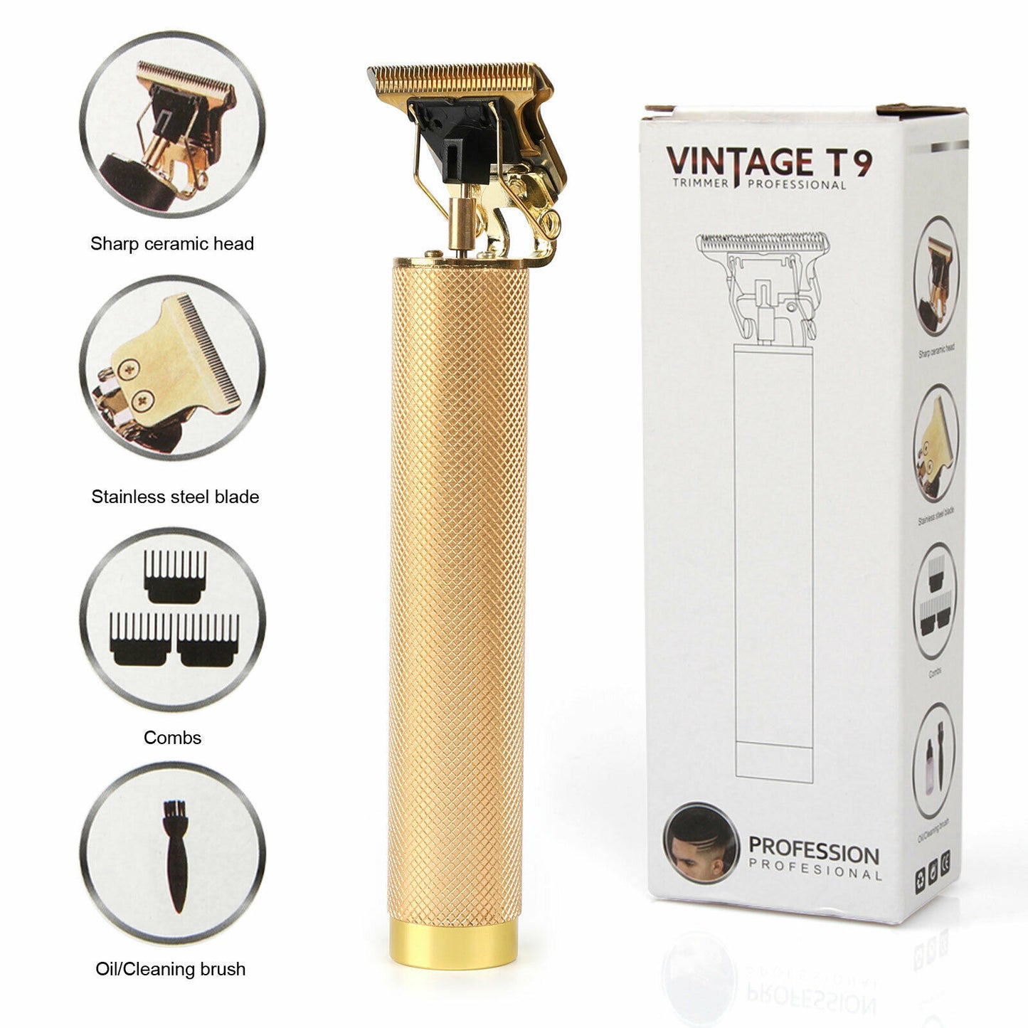 USB Hair Clippers Rechargeable Shaver Beard