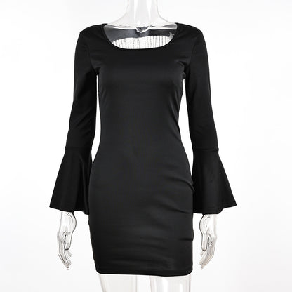 Women's Tassel Rhinestone Party Dress