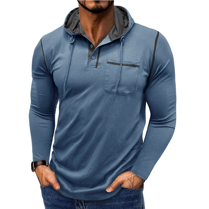 Men's Long-sleeved Hooded