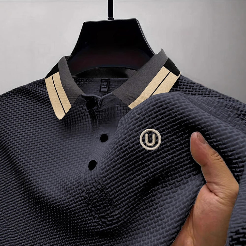 Men's High-end Mesh Ice Silk T-Shirt