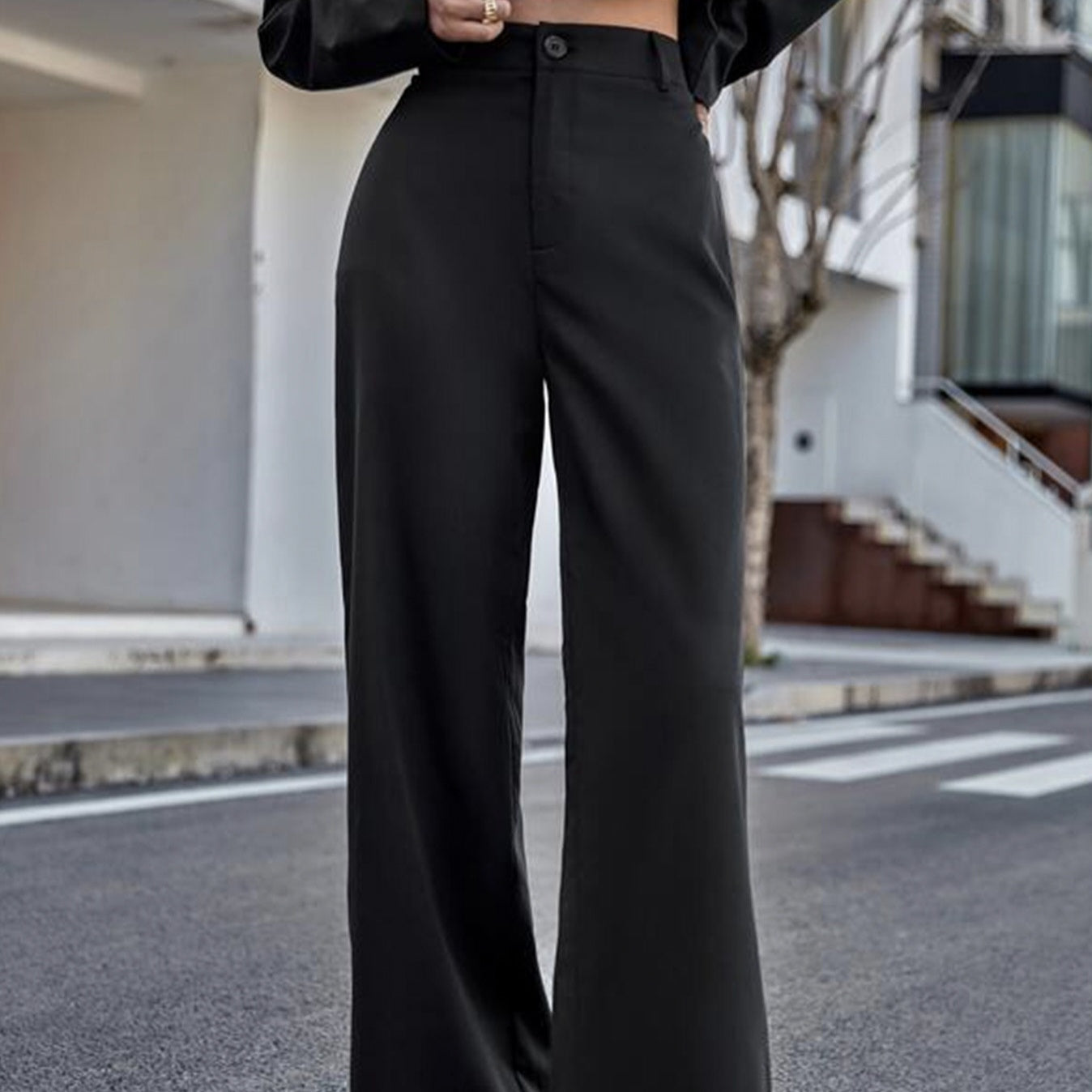 High Waisted Wide Leg Pants