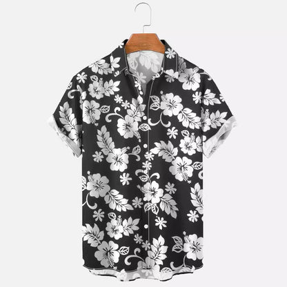 Summer Flower Pattern Seaside Shirt
