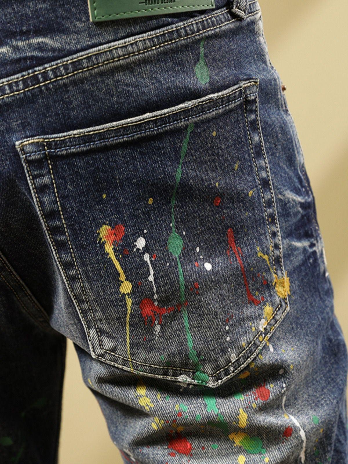 Fashion Jeans Men's Slim Fit Skinny