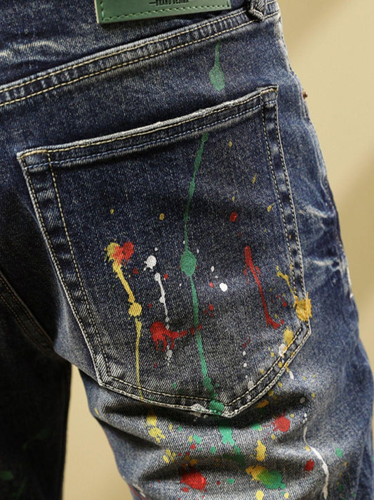 Fashion Jeans Men's Slim Fit Skinny