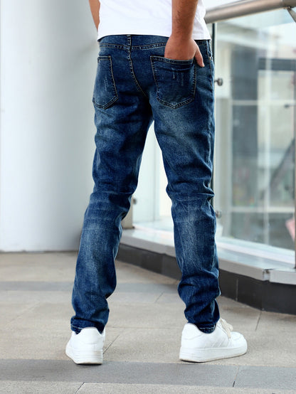 Slim Fit Stretch Men's Youth Blue Jeans
