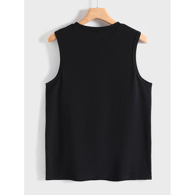 Tank Tops Crew Neck Sleeveless T-shirts