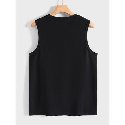 Tank Tops Crew Neck Sleeveless T-shirts