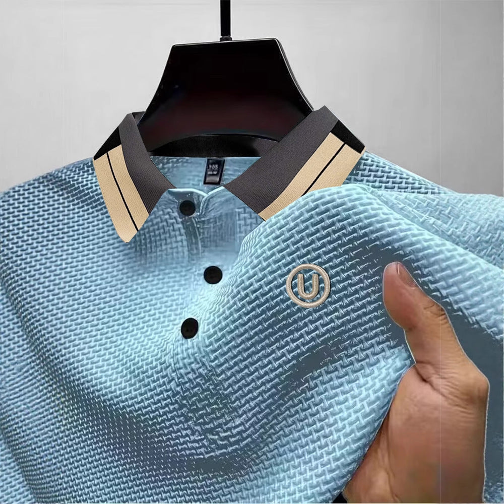 Men's High-end Mesh Ice Silk T-Shirt