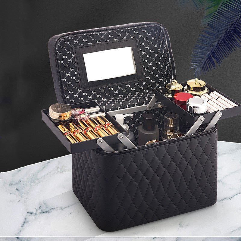 Large Capacity Portable Cosmetics Storage