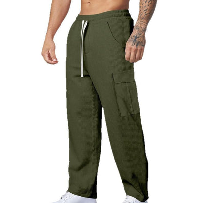 Men's Versatile Loose-fitting Wide-leg Trousers