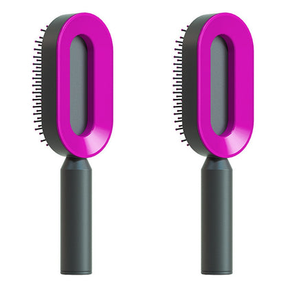 Self Cleaning Hair Brush Hair Loss Airbag Massage