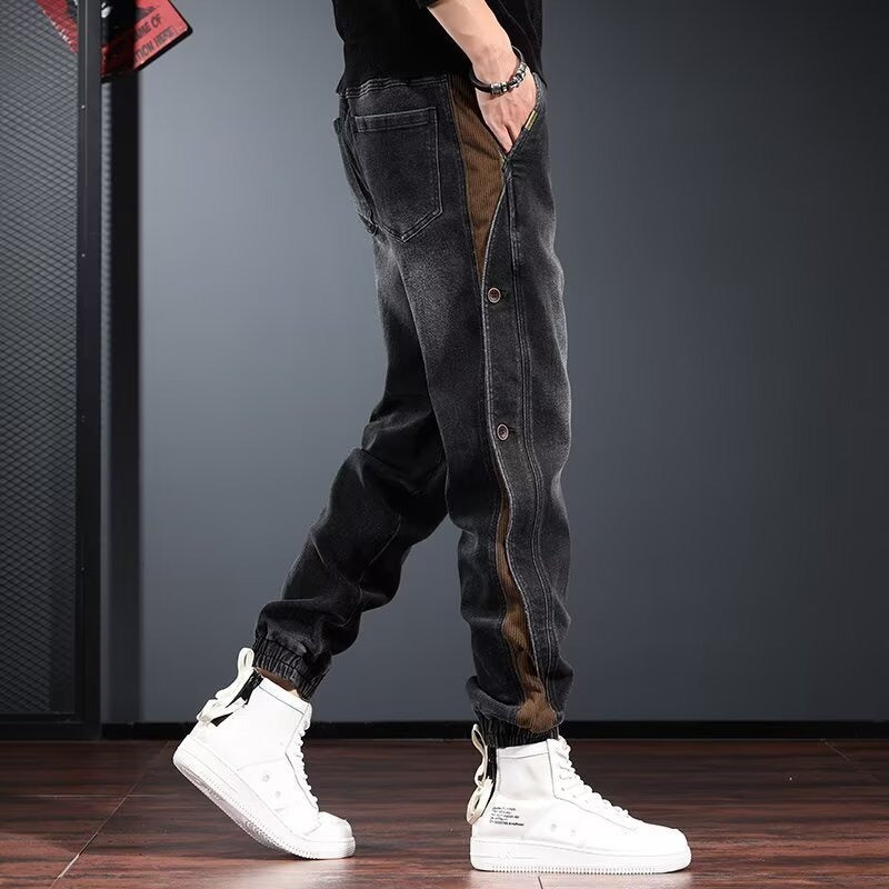 American Stitching Harlan Loose Trendy Ankle Pants