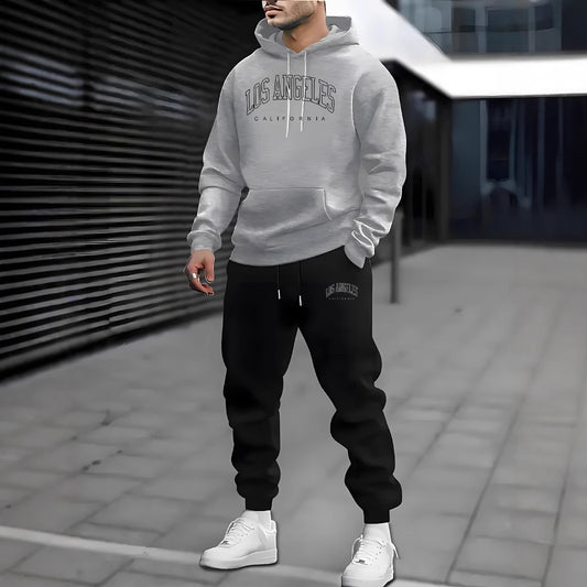 Men Sweatshirt And Sweatpants Suit Men