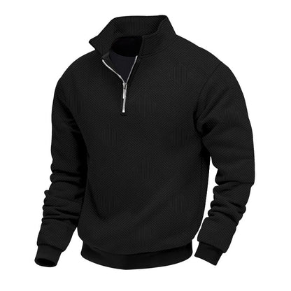 Lapel Zipper Men's Loose-fitting Sweatshirts