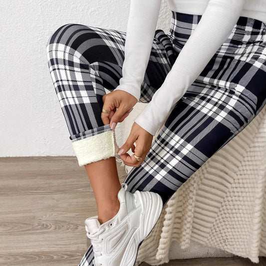 Women Extra Thick Lambswool Leggings