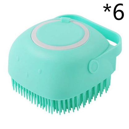 Dog Bath Massage Gloves Brush