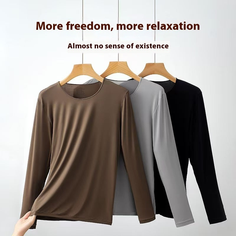 Men's High Elasticity Warm Ultra-thin Pants Set
