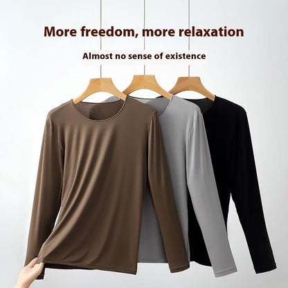 Men's High Elasticity Warm Ultra-thin Pants Set
