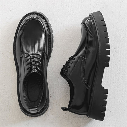 Men's Thick-soled Height-increasing Leather Shoes