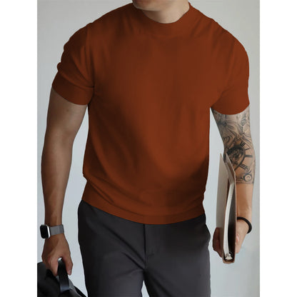 Knitwear Slim-fit Commute T-shirt