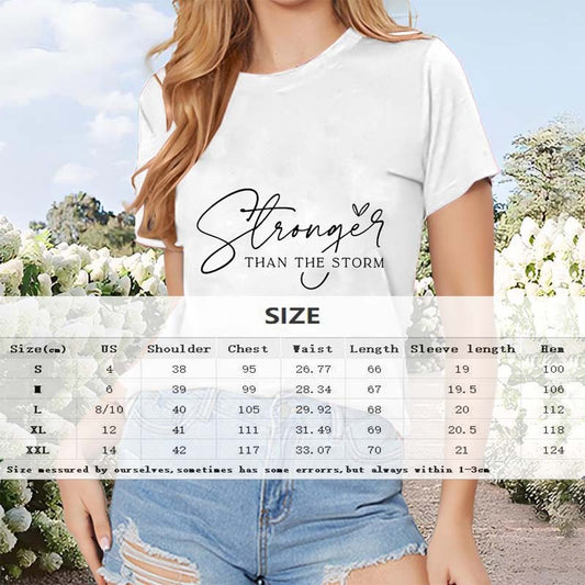 Women's Round Neck Short Sleeve T-Shirt