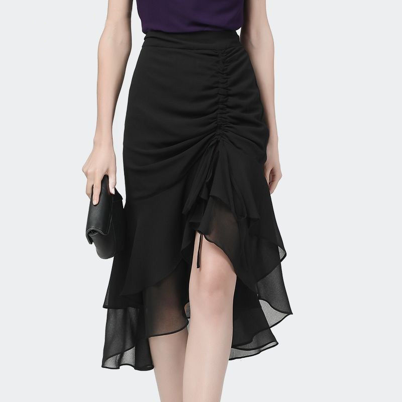 Beautiful Waist Slimming Fishtail Sheath Mid-length