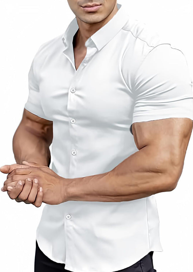 Men's Thin Short Sleeve Shirt