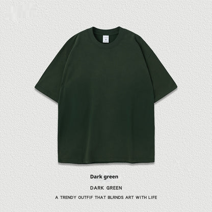Retro Washed Short Sleeve Round Neck T-shirt