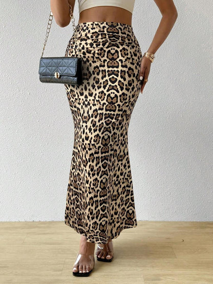 Zebra Pattern Slimming Skirt