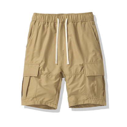 Men's Multi-pocket Loose Cropped Pants