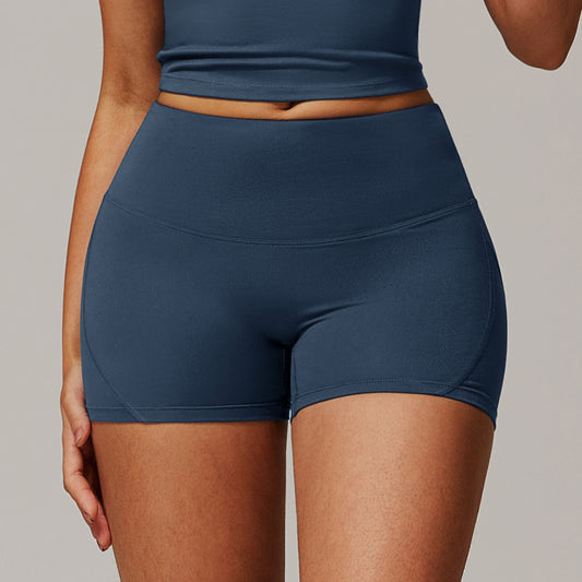 Polyester Tight Yoga Shorts