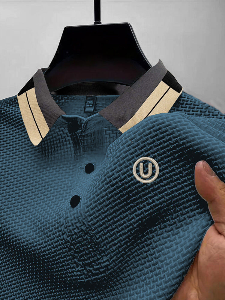 Men's High-end Mesh Ice Silk T-Shirt