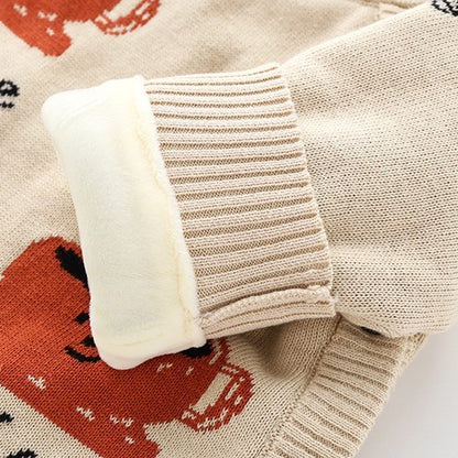 Newborn Baby Clothes Crawling Thickening Out