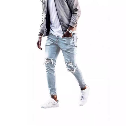 Well Fashioned Wash Jeans Men's Ripped