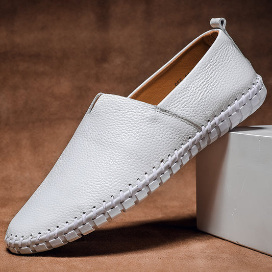 Beautiful Men's Gommino Layer Leather Slip-on