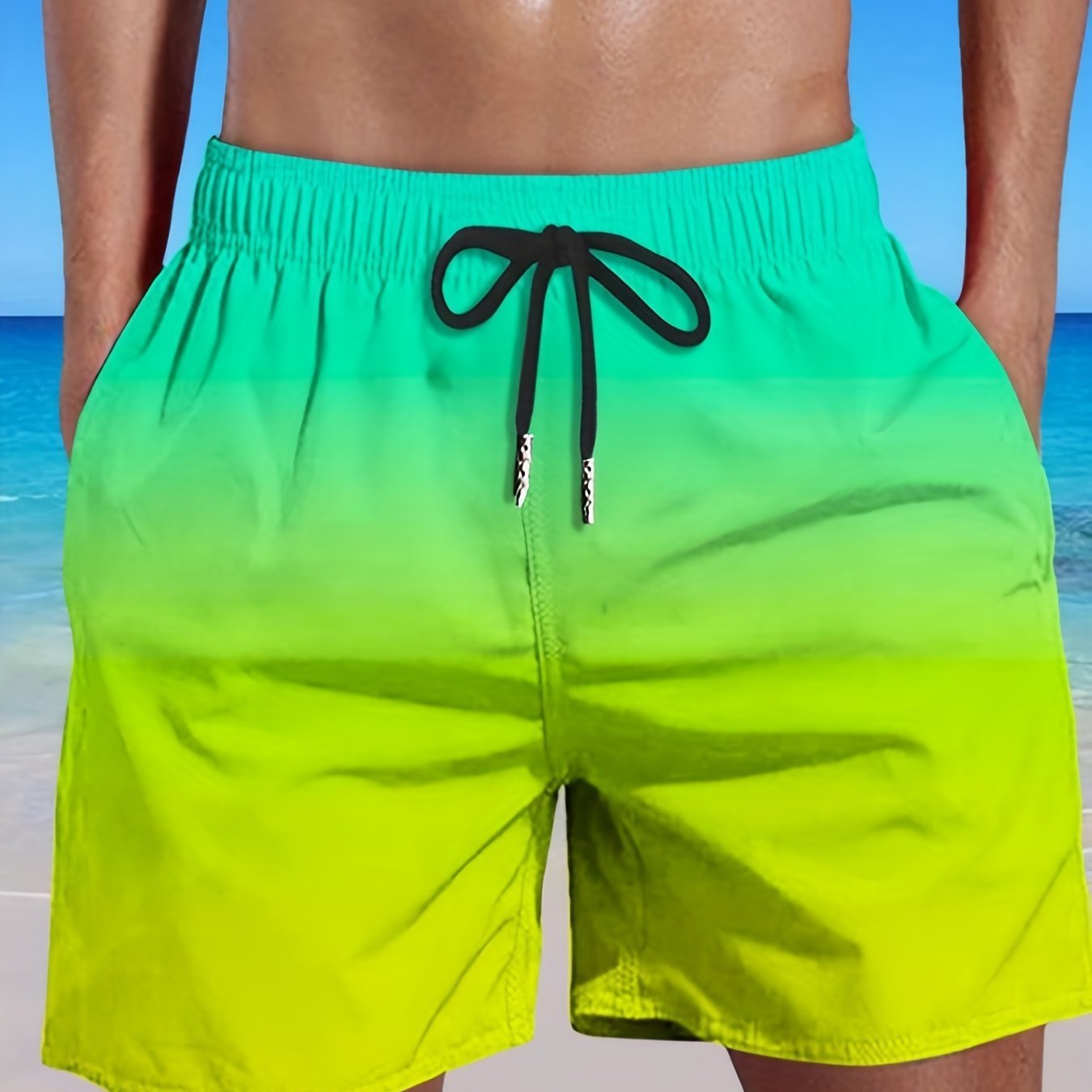 Men's Fashion Gradient Color Shorts