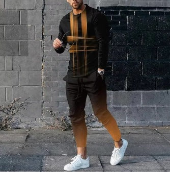 Men's Ethnic Style Long Sleeve Trousers