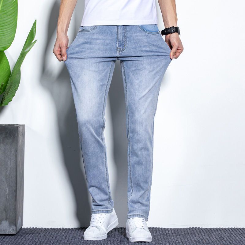 Fashion Men's Straight Stretch Jeans
