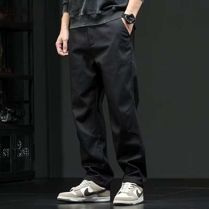 Style Loose Straight Pants Men