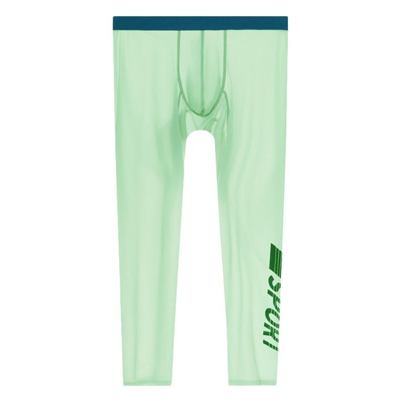 Ice Silk High Elastic Seamless Tight thin Pants