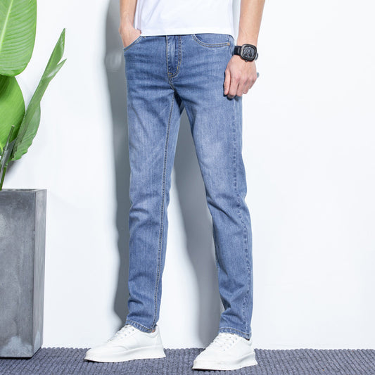 Fashion Men's Straight Stretch Jeans