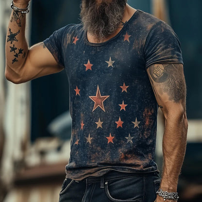 Men's Pattern Short Sleeve T-shirt