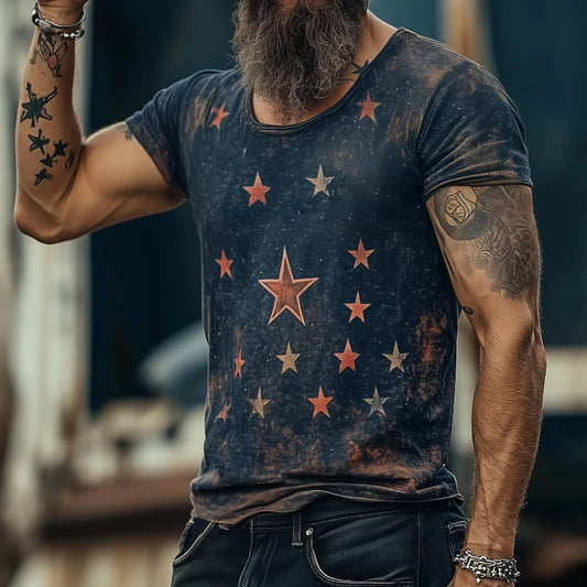 Men's Pattern Short Sleeve T-shirt