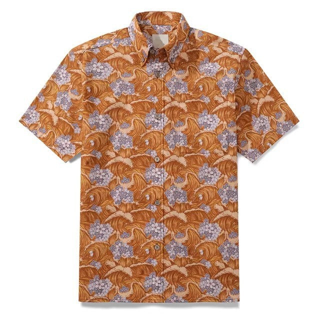 Men's Shirt Hawaiian Tropical Style