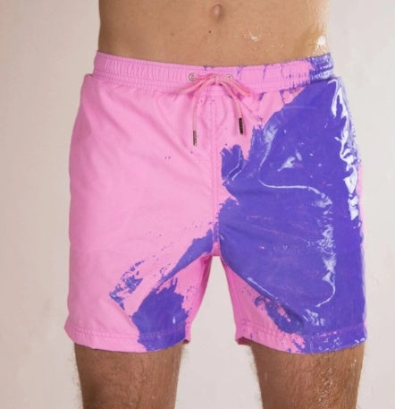Magical Change Color Beach Shorts Summer