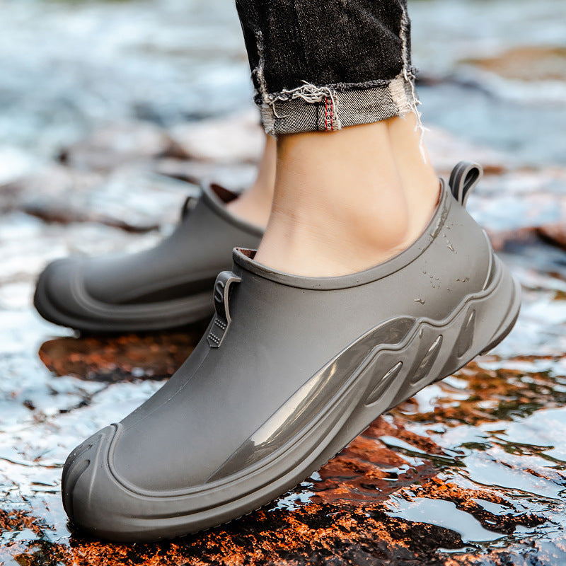 Men's Fashion Rain Boots Short